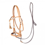 Shango Western Side Pull Bitless Bridle With Reins